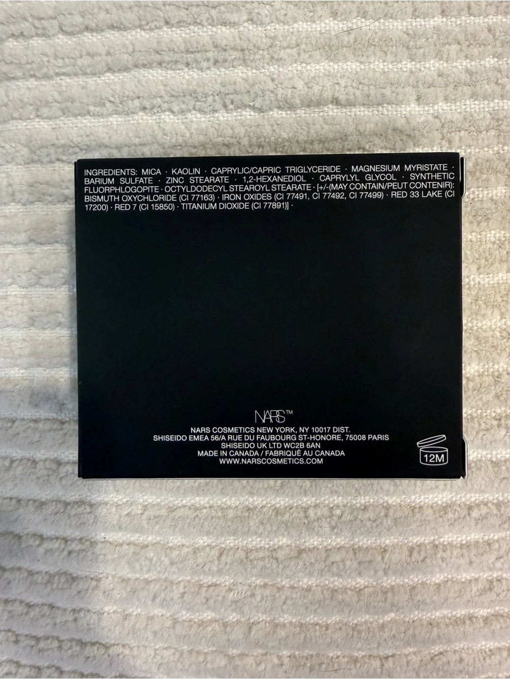 NARS Powder Blush Infatuated Matte Deep Plumberry Full Size NIB